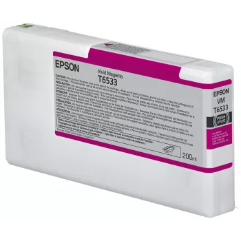 Epson T6533 Vivid Magenta μελάνι (200 ml), Vivid Magenta, χρωστική μελάνη, 200 ml, 1 τεμ.