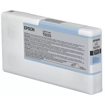 Epson T6535 ανοιχτό κυανό μελάνι (200ml), ανοιχτό κυανό, μελάνη με χρωστικές, 200 ml, 1 τεμ.