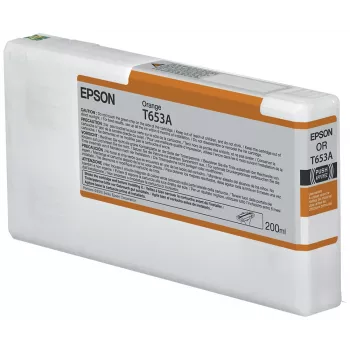 Epson T653A πορτοκαλί μελάνι (200 ml), πορτοκαλί, χρωστική μελάνη, 200 ml, 1 τεμ.