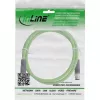 InLine Βιομηχανικό καλώδιο δικτύου, M12 4-pin D-coded αρσενικό/αρσενικό, PUR 1m