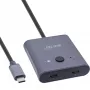 InLine Διακόπτης USB-C, αμφίδρομος διακόπτης, 10 Gb/s, 100 W