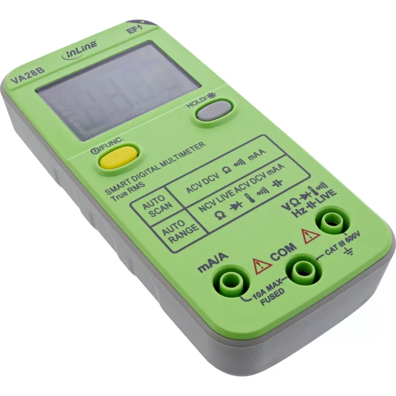 Πολύμετρο InLine 43117B Τσέπης με Auto-Range, Autoscan, LCD 44×30 mm, Μπαταρία AAA