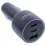 InLine φορτιστής αυτοκινήτου USB Power Delivery, 2x USB-C + QC USB-A, μαύρο