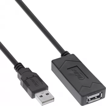 InLine ενεργή προέκταση USB 2.0 USB-A αρσενικό/θηλυκό 10m 0,48 Gbit/s