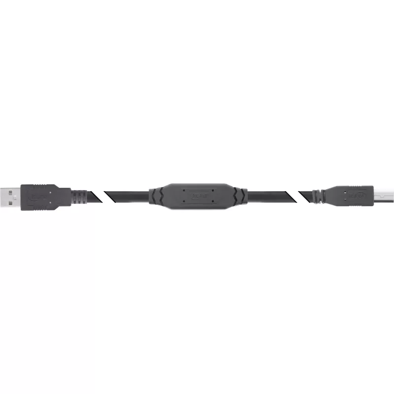 InLine ενεργό καλώδιο USB 2.0, USB-A αρσενικό σε USB-B αρσενικό, 7,5m