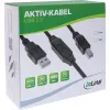 InLine ενεργό καλώδιο USB 2.0, USB-A αρσενικό σε USB-B αρσενικό, 7,5m