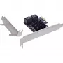 InLine ελεγκτής SATA 6Gb/s με 4 θύρες SATA PCI-Express 2.0