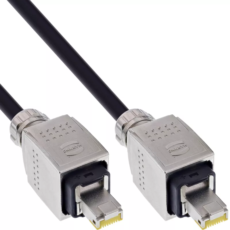 Καρούλι καλωδίου δικτύου InLine Harting Cat.6A RJ-45 50m μαύρο