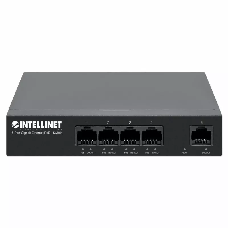 Intellinet 561792 switch δικτύου Gigabit Ethernet (10/100/1000) Power over Ethernet (PoE) μαύρο