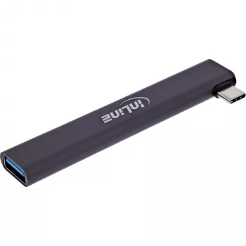 InLine λεπτός hub USB-C, 4 θυρών, USB 3.0 + 3x USB 2.0, λεπτός σχεδιασμός