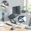 Leitz Ergo ρυθμιζόμενη βάση laptop πολλαπλών γωνιών, 80 % ανακυκλωμένο πλαστικό