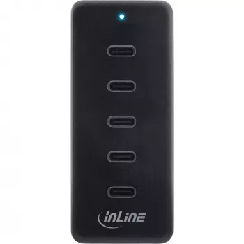 InLine USB-C Επέκταση 5-Port 100W Φορτιστής εσωτερικού χώρου καθολική συμβατότητα