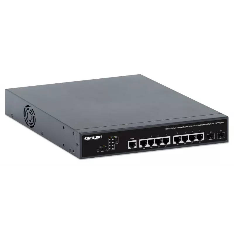 Intellinet 10-Port L2+ Fully Managed PoE++ Switch με 8 θύρες Gigabit Ethernet και 2 SFP Uplinks