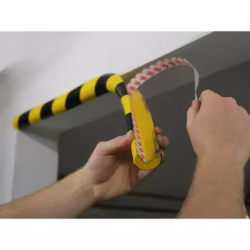 Durable C25R Προϊόν πολυουρεθάνης Μαύρο Κίτρινο Στρογγυλεμένο 1000 mm