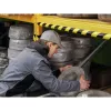 Durable C25R Προϊόν πολυουρεθάνης Μαύρο Κίτρινο Στρογγυλεμένο 1000 mm