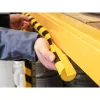 Durable C25R Προϊόν πολυουρεθάνης Μαύρο Κίτρινο Στρογγυλεμένο 1000 mm