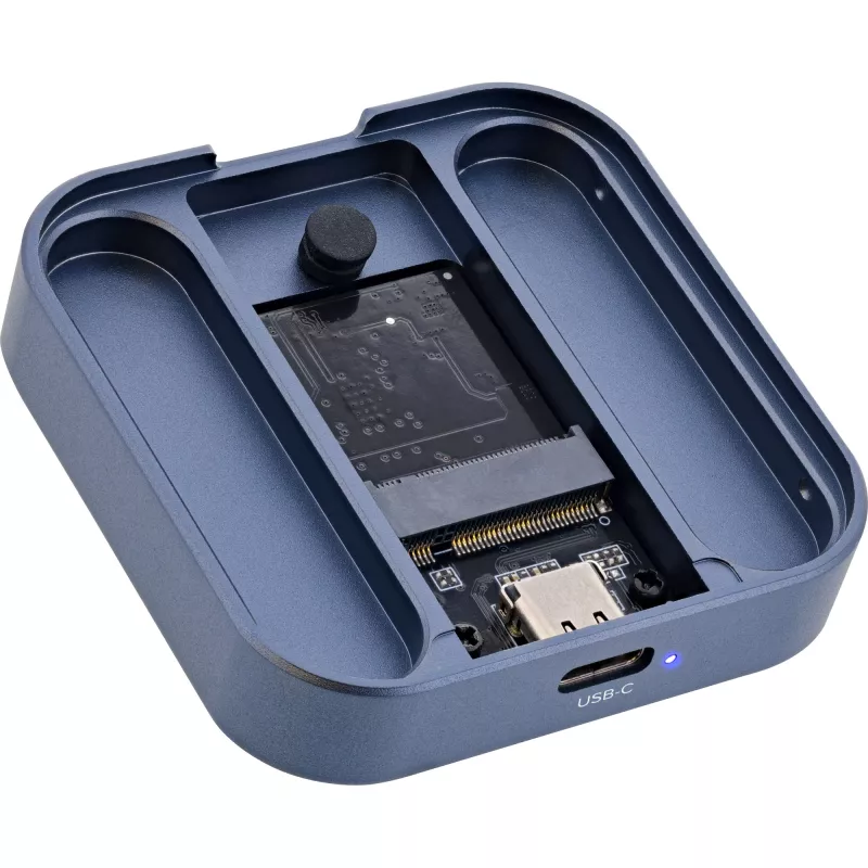 InLine Clip Case - Μαγνητική θήκη USB-C για SATA III & NVMe M.2 SSDs
