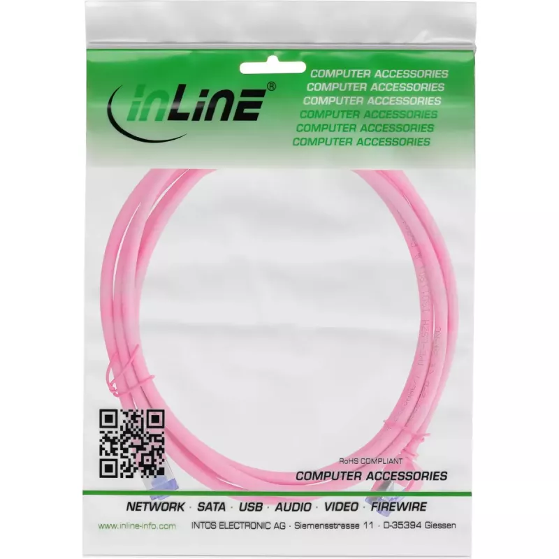 InLine 74902M καλώδιο δικτύου ματζέντα 2 m Cat6a S/FTP (S-STP)