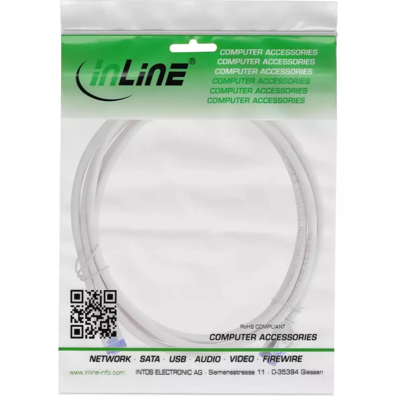 InLine 74903 Καλώδιο δικτύου γκρι 3 m Cat6a S/FTP (S-STP)