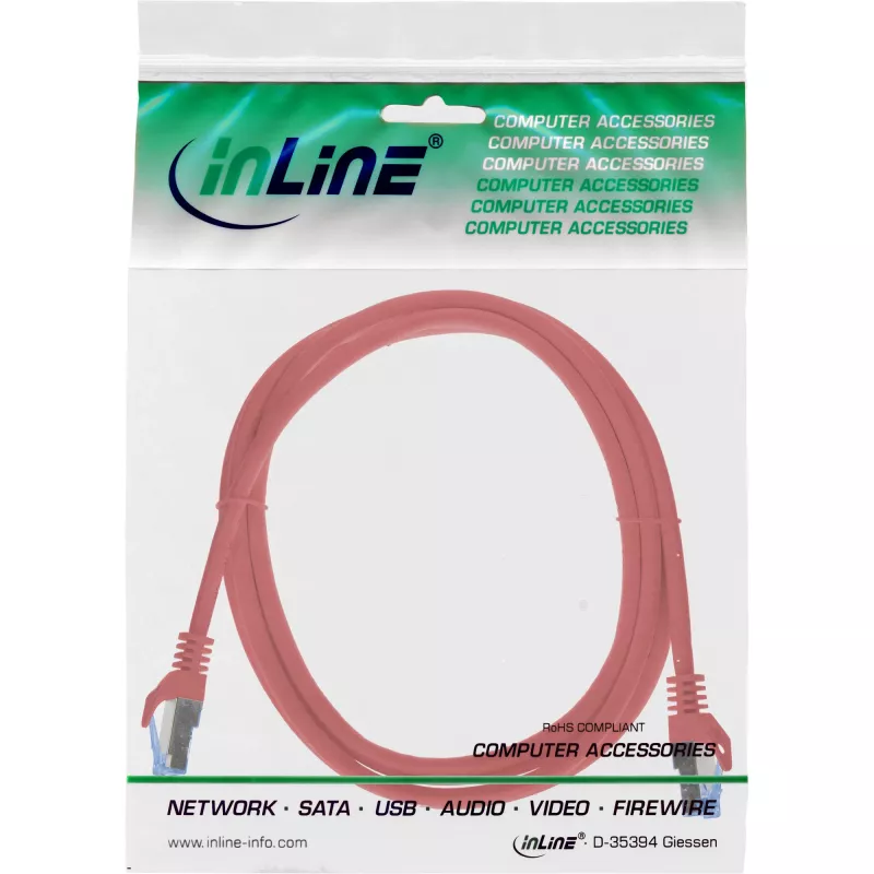 InLine 72614R καλώδιο δικτύου κόκκινο 1,5 m Cat6a S/FTP (S-STP)