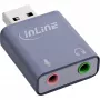 Αντάπτορας ήχου InLine 33051E USB Type-A Γκρι 42mm x 30mm x 12mm