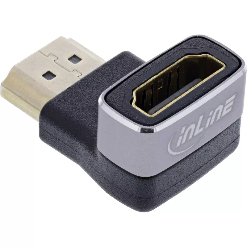 Αντάπτορας HDMI InLine 17991F HDMI A Μαύρο Γκρι επιχρυσωμένο