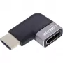 Αντάπτορας HDMI InLine 17991E Μαύρο Γκρι επιχρυσωμένο