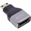 InLine 17991C Αντάπτορας καλωδίου HDMI A Mini HDMI C Μαύρο, Γκρι
