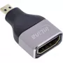 InLine 17991B Αντάπτορας καλωδίου HDMI A σε Micro HDMI D Μαύρο Γκρι
