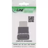 Αντάπτορας HDMI InLine 17991G Μαύρο Γκρι επιχρυσωμένο