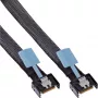 Καλώδιο InLine 27662C Serial Attached SCSI (SAS) 1 m 24 Gbit/s μαύρο, μπλε, γκρι
