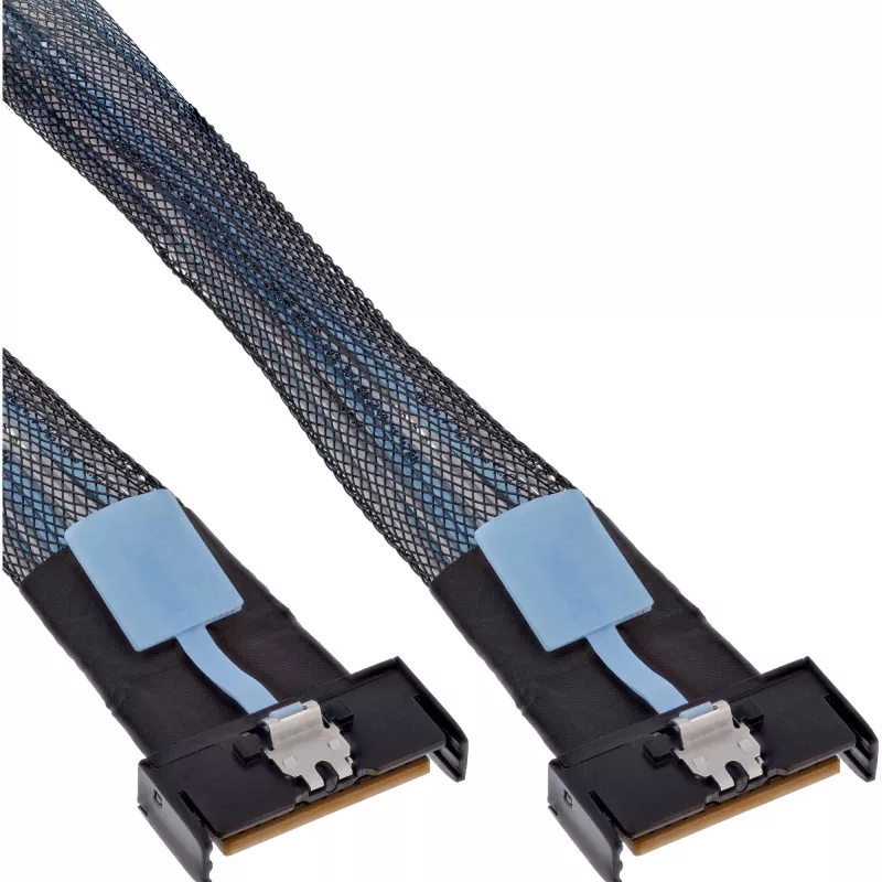 Καλώδιο InLine 27661C Serial Attached SCSI (SAS) 1 m 24 Gbit/s μαύρο, μπλε, γκρι