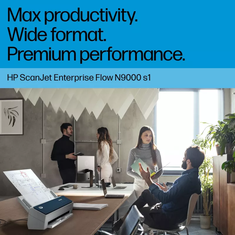 Σαρωτής με τροφοδοσία HP ScanJet Enterprise Flow 9000 s1 600 x 600 DPI