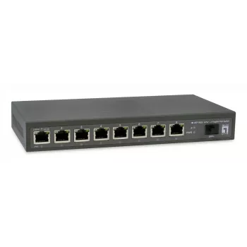 LevelOne GEP-0925 Διακόπτης δικτύου Unmanaged 2.5G Ethernet (100/1000/2500) Power over Ethernet (PoE) μαύρο