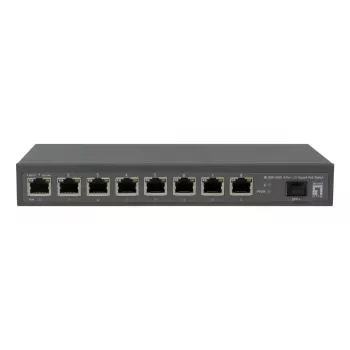 LevelOne GEP-0925 Διακόπτης δικτύου Unmanaged 2.5G Ethernet (100/1000/2500) Power over Ethernet (PoE) μαύρο