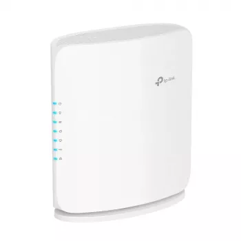 Ασύρματος δρομολογητής TP‑Link Archer BE450 — Dual‑Band (2,4/5 GHz), Wi‑Fi 7, Multi‑Gigabit Ethernet, 5x LAN, USB, λευκός