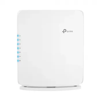 Ασύρματος δρομολογητής TP‑Link Archer BE450 — Dual‑Band (2,4/5 GHz), Wi‑Fi 7, Multi‑Gigabit Ethernet, 5x LAN, USB, λευκός