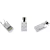 InLine βύσμα crimp Cat.6A RJ45 θωρακισμένο, 3 τεμαχίων μαύρο συσκευασία 100 τεμ.
