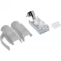 InLine βύσμα crimp Cat.6A RJ45 θωρακισμένο, 3 τεμαχίων γκρι συσκευασία 100 τεμ.