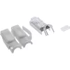 InLine βύσμα crimp Cat.6A RJ45 θωρακισμένο, 3 τεμαχίων γκρι συσκευασία 100 τεμ.