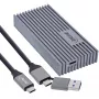 Εξωτερικό κουτί USB4 InLine 00031J — USB-C σε M.2 NVMe SSD, 40 Gb/s, αλουμίνιο