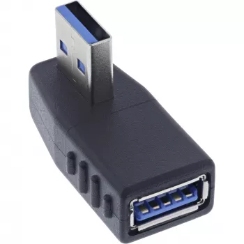 Γωνιακός προσαρμογέας 270° USB 3.2 Gen 1 InLine 35300U — USB Type-A σε Type-A, ορθογώνια σύνδεση