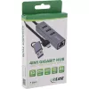 InLine 33380S Hub διασύνδεσης USB 3.2 Gen 1 (3.1 Gen 1) Type-A + Type-C 5000 Mbit/s Γκρι