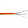 Καλώδιο δικτύου InLine 70230I RJ45 Cat.7 600MHz 1m Πορτοκαλί