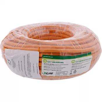 Καλώδιο δικτύου InLine 70230I RJ45 Cat.7 600MHz 1m Πορτοκαλί