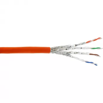 Καλώδιο δικτύου InLine 70250I RJ45 Cat.7 600MHz 1m Πορτοκαλί
