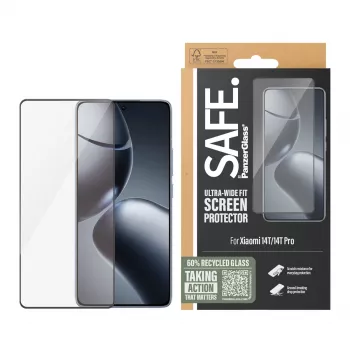 PanzerGlass SAFE. by ® μεμβράνη προστασίας οθόνης Xiaomi 14T | 14T Pro | Ultra-Wide Fit