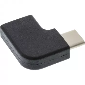 InLine προσαρμογέας USB 3.2 Gen.2, βύσμα USB-C / υποδοχή USB-C, γωνιακός
