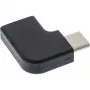 InLine προσαρμογέας USB 3.2 Gen.2, βύσμα USB-C / υποδοχή USB-C, γωνιακός