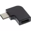 InLine προσαρμογέας USB 3.2 Gen.2, βύσμα USB-C / υποδοχή USB-C, γωνιακός